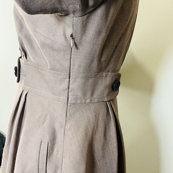 Anthropologie Long Look Coat Dress by Floreat Sz 6 Large Very Rare! As Shown - Picture 10 of 16